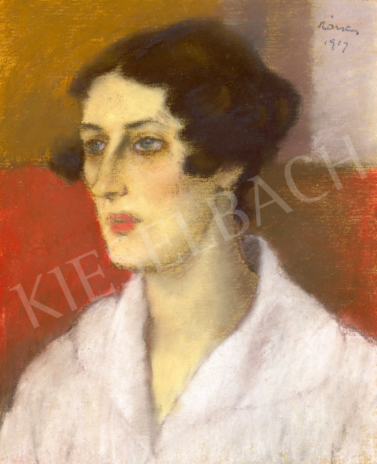 Rippl-Rónai József - Zorka fehér blúzban,1917 | 80. tavaszi aukció aukció / 181 tétel