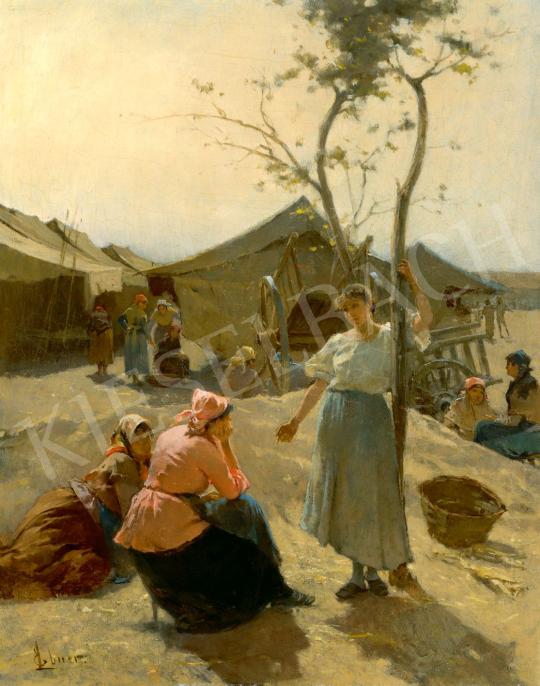 Deák-Ébner Lajos - Beszélgetők | 80. tavaszi aukció aukció / 187 tétel