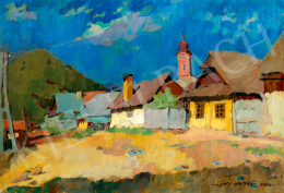 Nagy Oszkár - Nagybánya kék égbolt alatt, 1948 