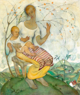  Basilides Barna - Tavaszi virágzás (Új élet), 1928 