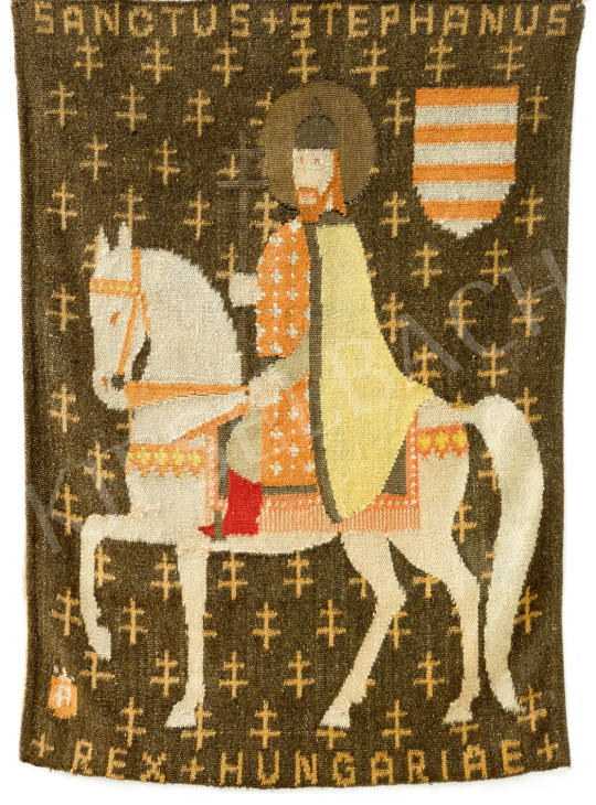 Pekáry, István - King on a White Horse (Saint Stephen, Santus Stephanus Rex Hungariae) | 80th Spring Auction auction / 223 Lot