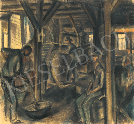 Gráber, Margit - The Old Paint Factory in Nagybánya, c. 1924 | 80th Spring Auction auction / 231 Lot