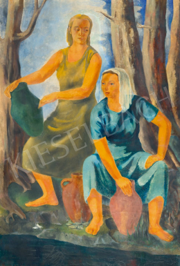  Dienes István - Nők korsóval, 1940 körül 