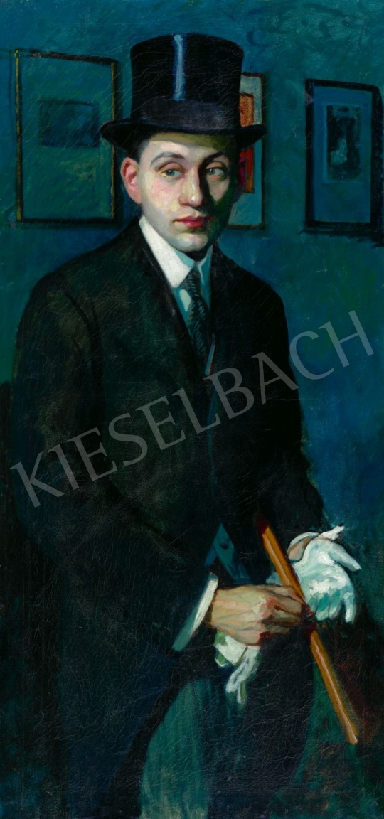  Gábor, Móric - Elegant Young Man, 1910 | 80th Spring Auction auction / 263 Lot