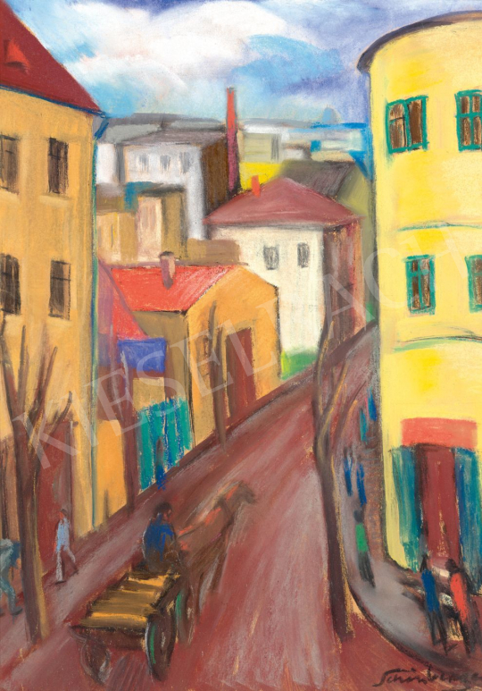  Schönberger, Armand - Metropolitan Street Detail, c. 1940 | 80th Spring Auction auction / 272 Lot