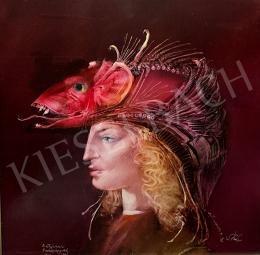  Szász, Endre - Portrait with a Red Fish  