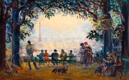  Kernstok, Károly - Paris View (The Saint-Cloud Park) 