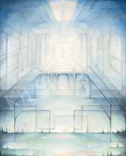  Prinner, Anton - Belső tér (L’église), 1940-es évek 
