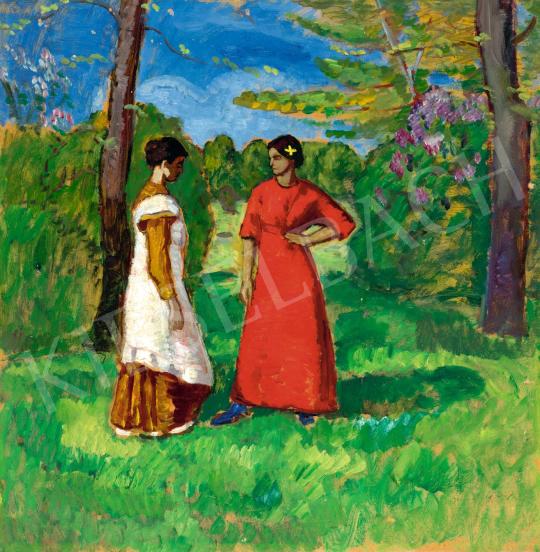 For sale  Iványi Grünwald, Béla - Girls in the Park, c. 1910 's painting