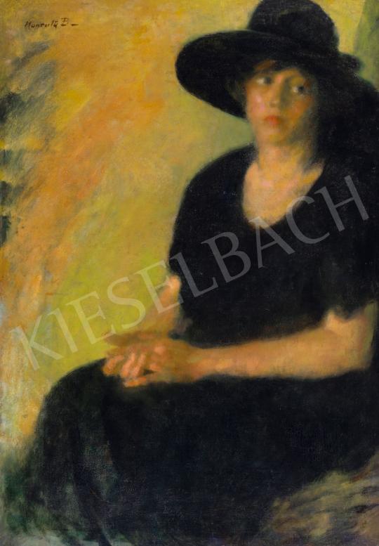 For sale  Kontuly, Béla - Young Girl in a Hat, c. 1924-1927 's painting