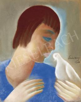  Schönberger, Armand - Girl with a White Pigeon, 1933  