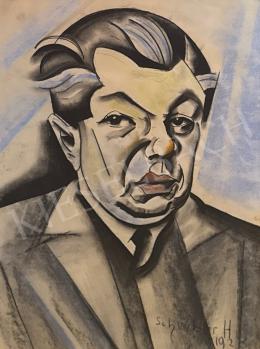 Scheiber Hugó - Férfi portré, 1928  