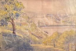  Turi-Jobbágy, József - A view of Budapest from Gellért Hill  