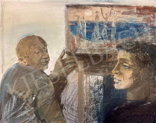 For sale  Káplár, Ferenc - Editorial Office, 1963 's painting