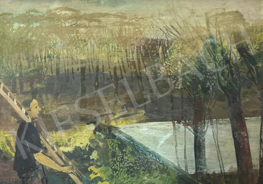 Eladó  Káplár Ferenc - Létrás ember, 1961 festménye
