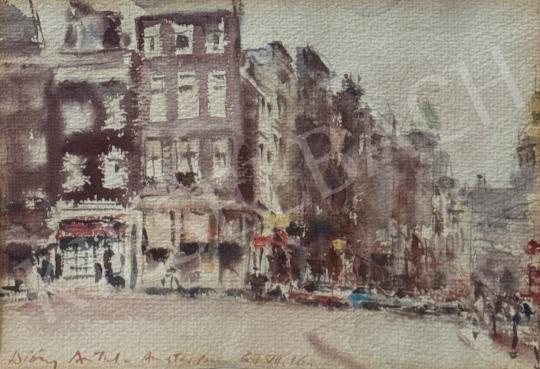 Eladó Diósy Antal - Amsterdam-i részlet, 1967 festménye
