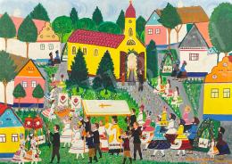 Gubányi Imréné - Úrnapi körmenet, 1981 