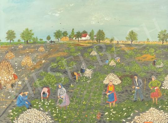 Eladó Orisekné Farsang Erzsébet - Répaszedés, 1977 festménye