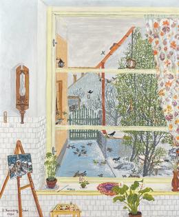 Orisekné Farsang Erzsébet - Műteremablak, 1980 