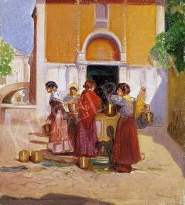 Herrer, Cézár - Water-Carrying Girls In Venice 