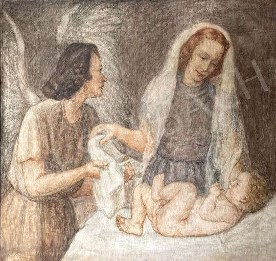 Eladó  Lám Ilona - Jézus Máriával  festménye
