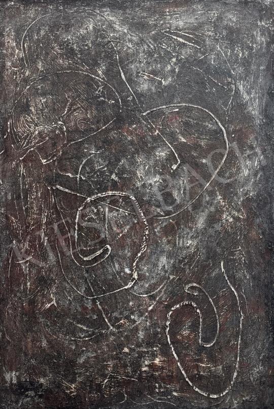 Eladó Fiedler Ferenc - Cím nélkül, 1962 festménye