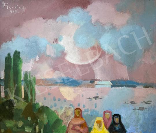 For sale  Pleidell, János - Sunset by the Waterfront, 1983 's painting