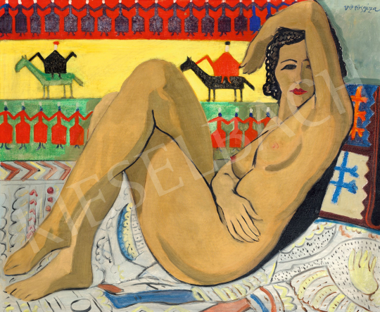  Vörös Géza - Art deco akt műteremben, 1930-as évek | 81. Őszi Aukció aukció / 16 tétel