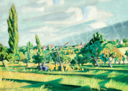 Boromisza Tibor - Kubista tájkép, 1913 
