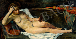 Körmendi-Frim Ervin - Párizsi akt (Modell tükörrel), 1925 