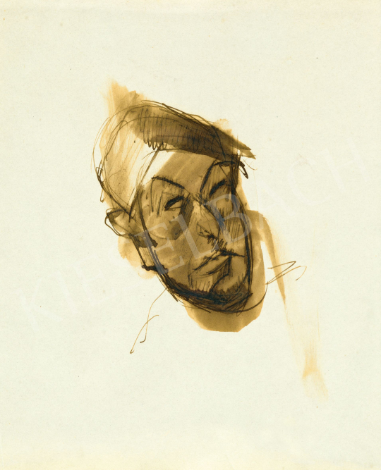 Tihanyi, Lajos, - Self-Portrait, c. 1912 | 81th Autumn auction auction / 58 Lot