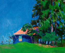  Benkhard, Ágost - Blue Sky (Nagybánya Landscape), 1911  