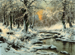 Neogrády, László - Stream Bank in Winter  