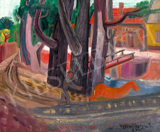  Ilosvai Varga, István - Szentendre, Bükkös Stream (The Red Horse), 1936  | 81th Autumn auction auction / 94 Lot