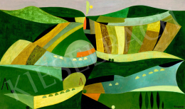 Kováts, Albert - Large Tihany Landscape, 1965  
