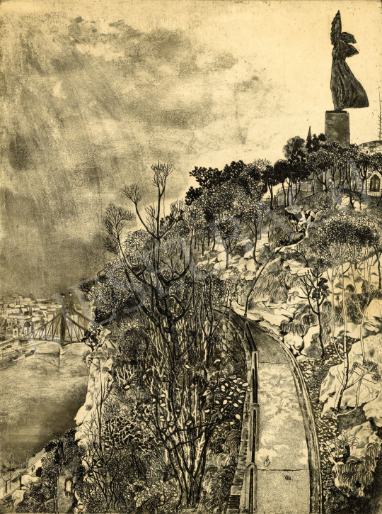  Maurer Dóra - Gellérthegy, 1961 | 81. Őszi Aukció aukció / 120 tétel