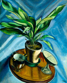 Orbán Dezső - Kék csendélet, 1915 körül 