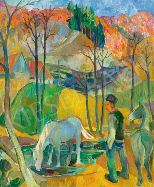  Páll, Lajos - Autumn in Transylvania (Hommage à Gauguin)  | 81th Autumn auction auction / 135 Lot