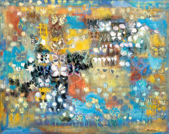 Mattioni, Eszter (Hollósné, Hollós Mattioni E - Garden with Butterflies  | 81th Autumn auction auction / 141 Lot