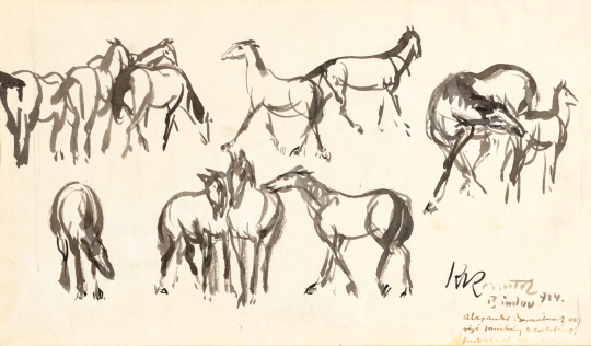  Kernstok, Károly - Horses  | 81th Autumn auction auction / 156 Lot