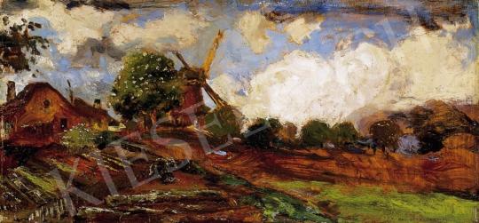  Magyar Mannheimer, Gusztáv - Windmill on the Belgian Border | 4th Auction auction / 243 Lot
