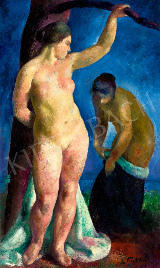  Patkó Károly - Fürdőzők, 1924 | 81. Őszi Aukció aukció / 161 tétel