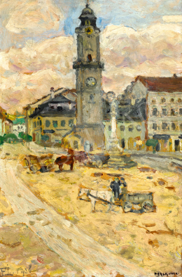  Perlmutter, Izsák - Main Square of Besztercebánya  