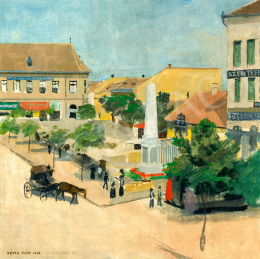 Pólya, Iván - Szolnok Market Square, 1936  