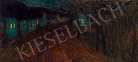 Rippl-Rónai József - Szinyei otthona (Jernye éjjel), 1895 körül | 81. Őszi Aukció aukció / 170 tétel