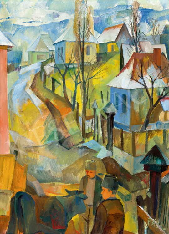  Páll, Lajos - In Front of the Gate in Korond (March) | 81th Autumn auction auction / 190 Lot
