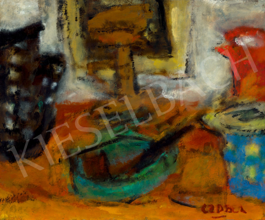  Czóbel, Béla - Studio Still Life with Dotted Mug | 81th Autumn auction auction / 217 Lot
