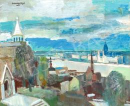  Szentgyörgyi, Kornél - Budapest View, 1982 
