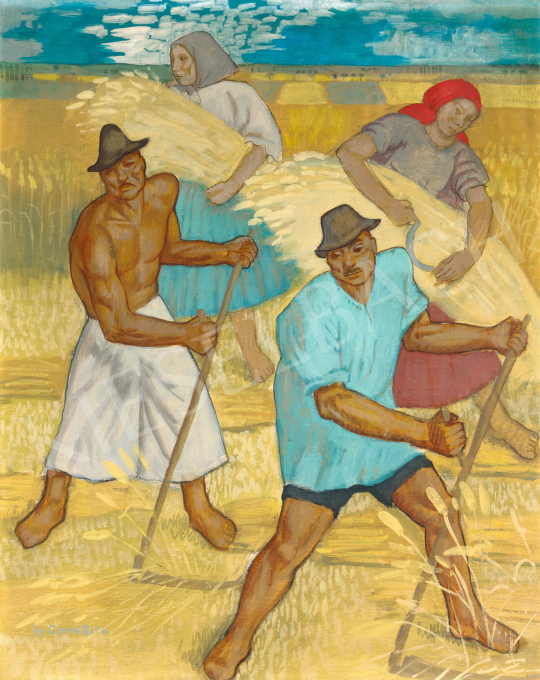  Czene, Béla jr. - Reapers, c. 1940  | 81th Autumn auction auction / 234 Lot