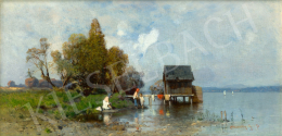 Mészöly Géza - Fürdőház (Balaton-part), 1875 